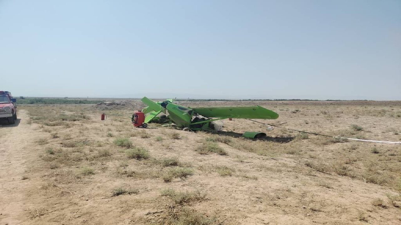 جان باختن یک نفر در حادثه سقوط هواپیمای آموزشی در نظرآباد