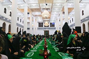برگزاری سفره جهانی حضرت رقیه (س) در رشت