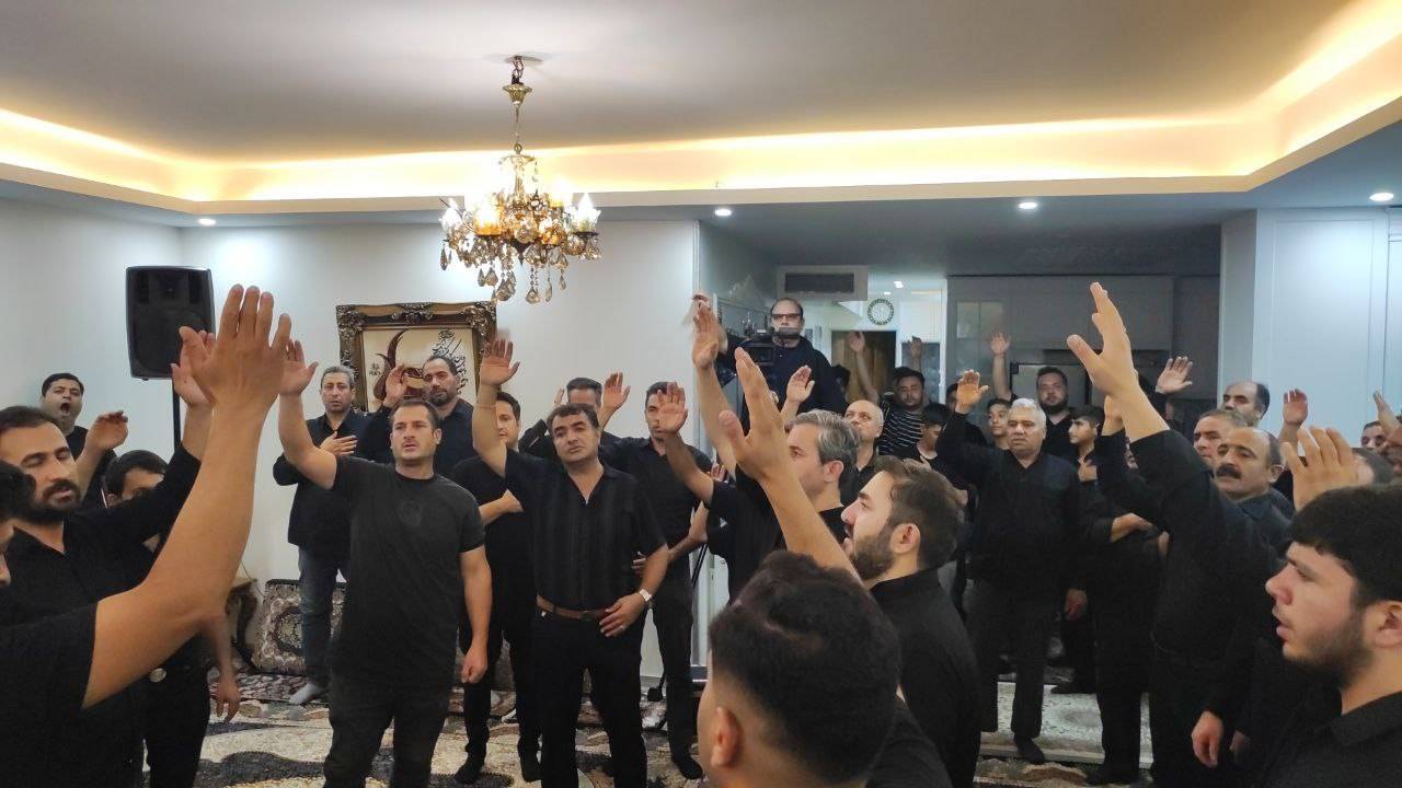 مراسم سوگواری توسط هیئت توآبادی ها در کرج