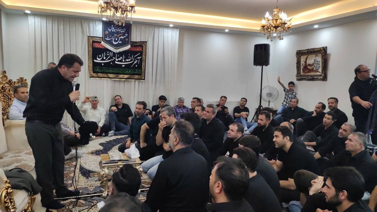 مراسم عزاداری و سوگواری مراسم هفتم ماه محرم در کرج