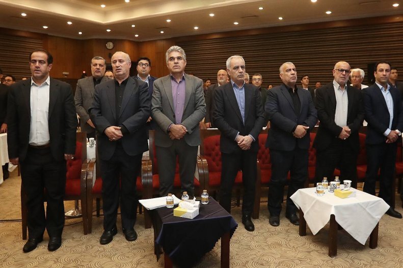 حضور تاج در مراسم قرعه کشی لیگ برتر فوتبال