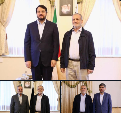 دیدار وزرای کار، راه و رئیس سازمان اداری و استخدامی کشور با پزشکیان