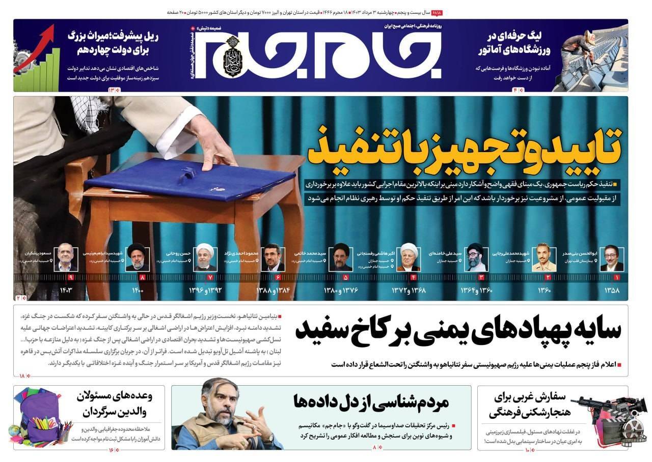 روزنامه جام جم