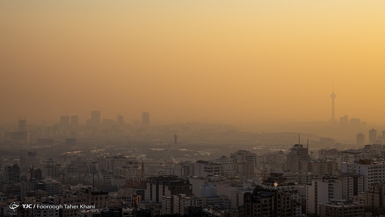 هوای تهران در مرز آلودگی است