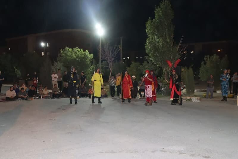 مراسم تعزیه خوانی پایگاه شهید نوژه