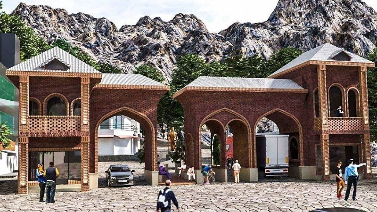 نمای سازه جدید ورودی دربند رونمایی شد