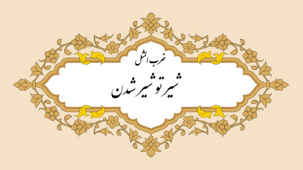 حکایت جالب ضرب المثل «شیر تو شیر شدن» + فیلم