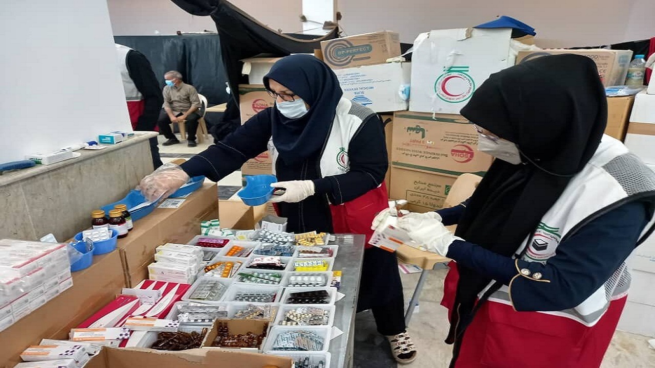 خدمت رسانی هلال احمر خراسان جنوبی به زائران اربعین 