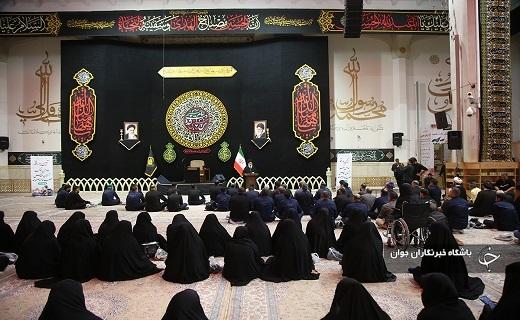 آیین بدرقه خادمان موکب حرم مطهر بانوی کرامت