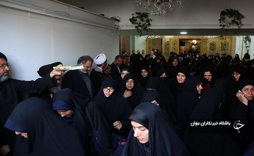 آیین بدرقه خادمان موکب حرم مطهر بانوی کرامت
