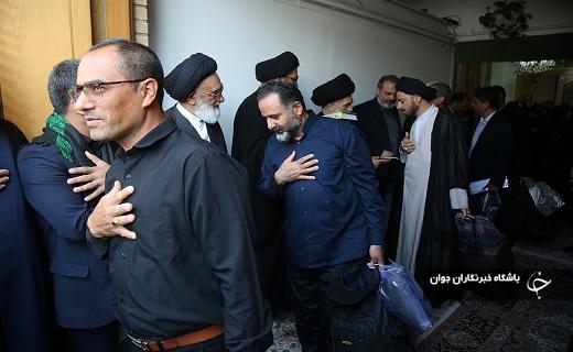 آیین بدرقه خادمان موکب حرم مطهر بانوی کرامت