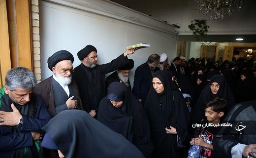 آیین بدرقه خادمان موکب حرم مطهر بانوی کرامت