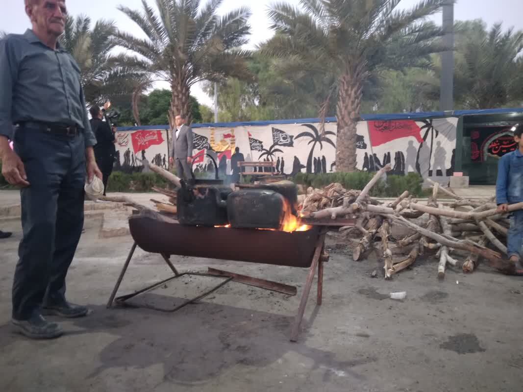 موکب پذیرایی در آستانه اربعین