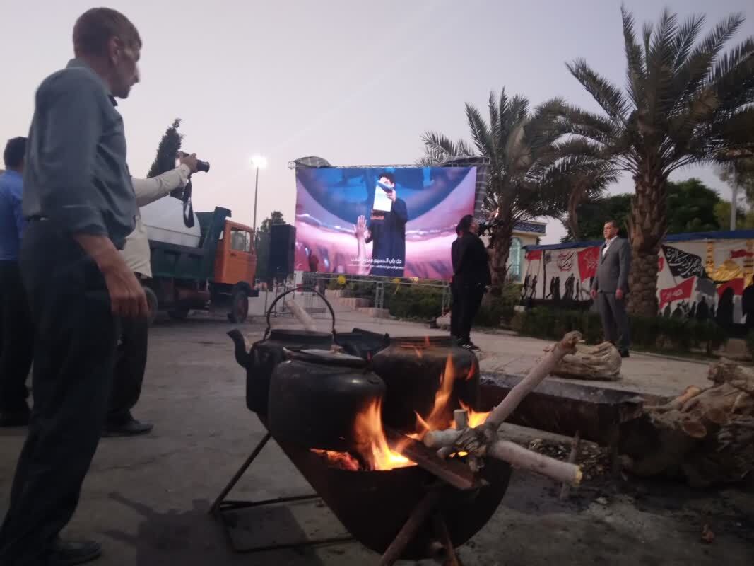 بساط موکب پذیرایی در ظفرآباد