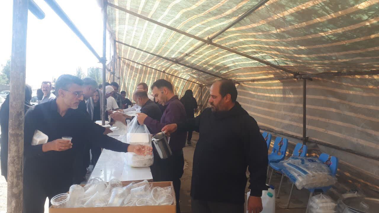موکب پذیرایی در نهاوند