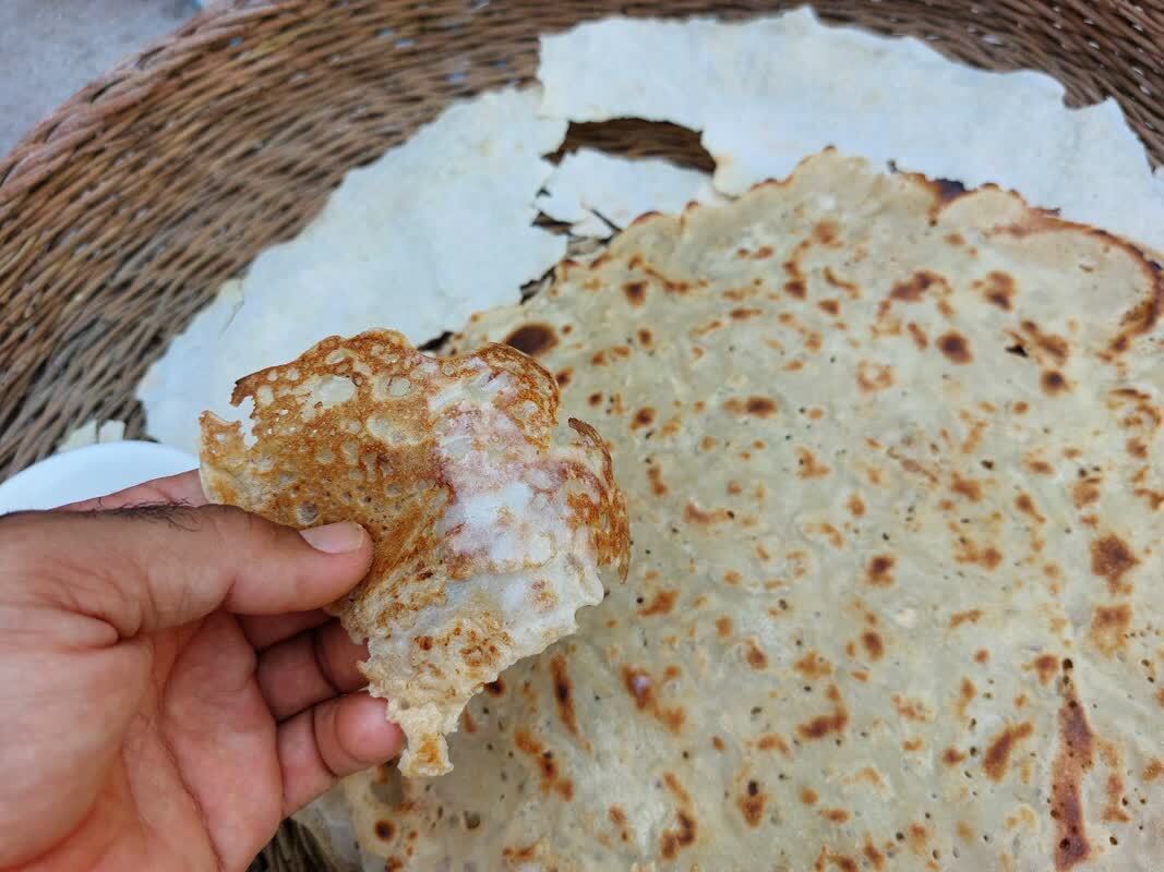 طریقه درست کردن نان محلی