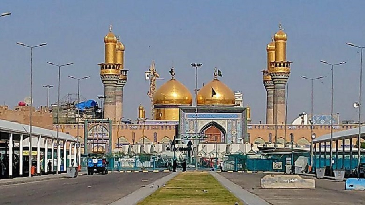حضور زائران اربعین حسینی در کاظمین + فیلم