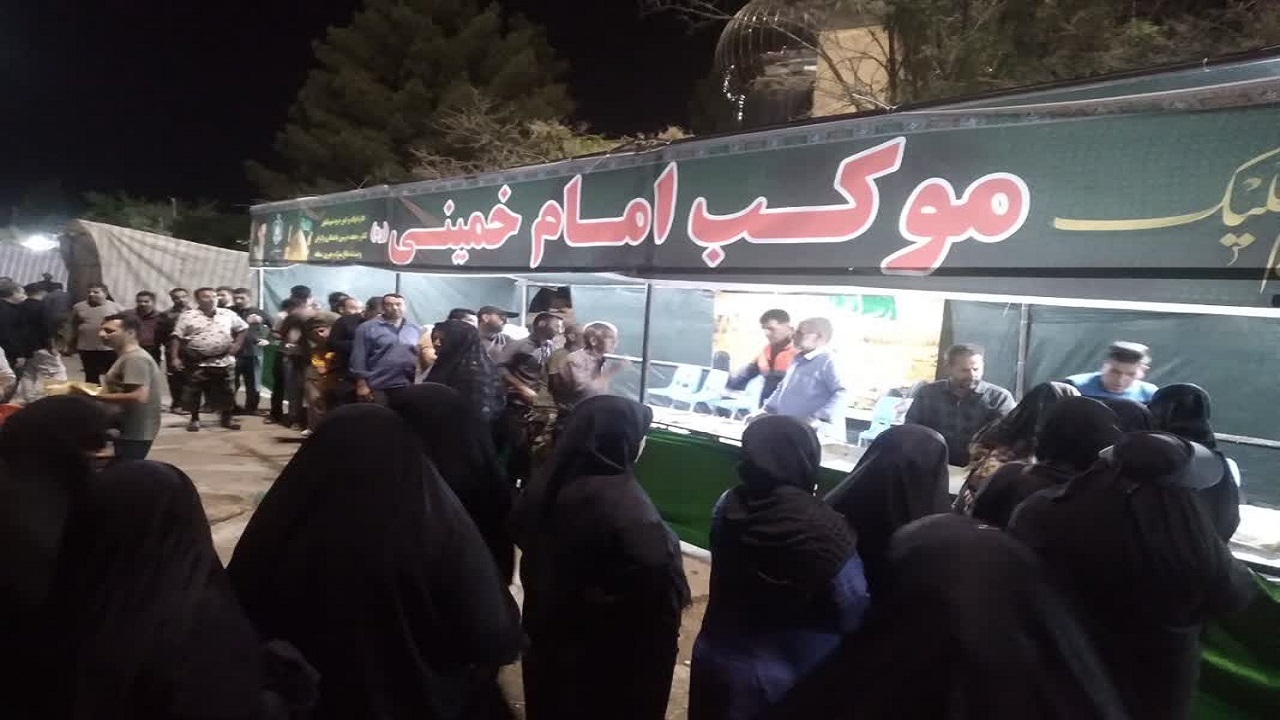 توزیع شام در نهاوند