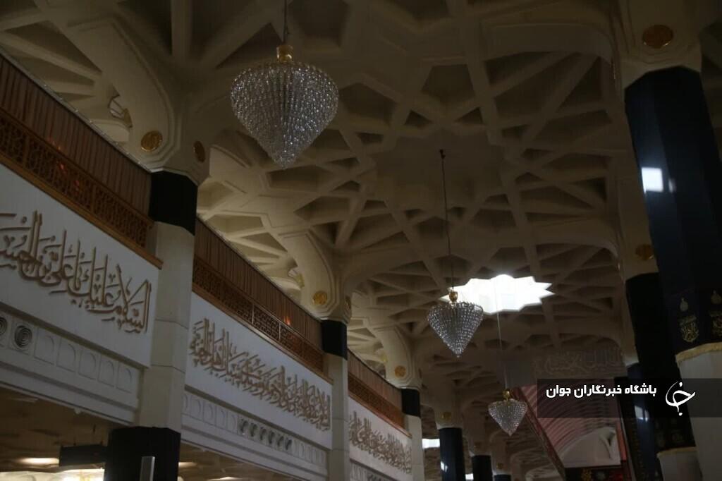 خاموشی لوستر&zwnj;های حرم حضرت معصومه (س)