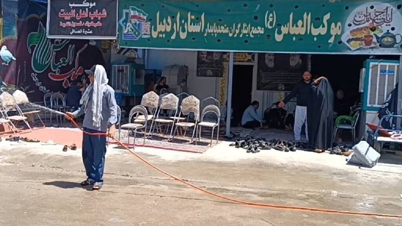 فعالیت موکب العباس(ع) اردبیل در عراق آغاز شد