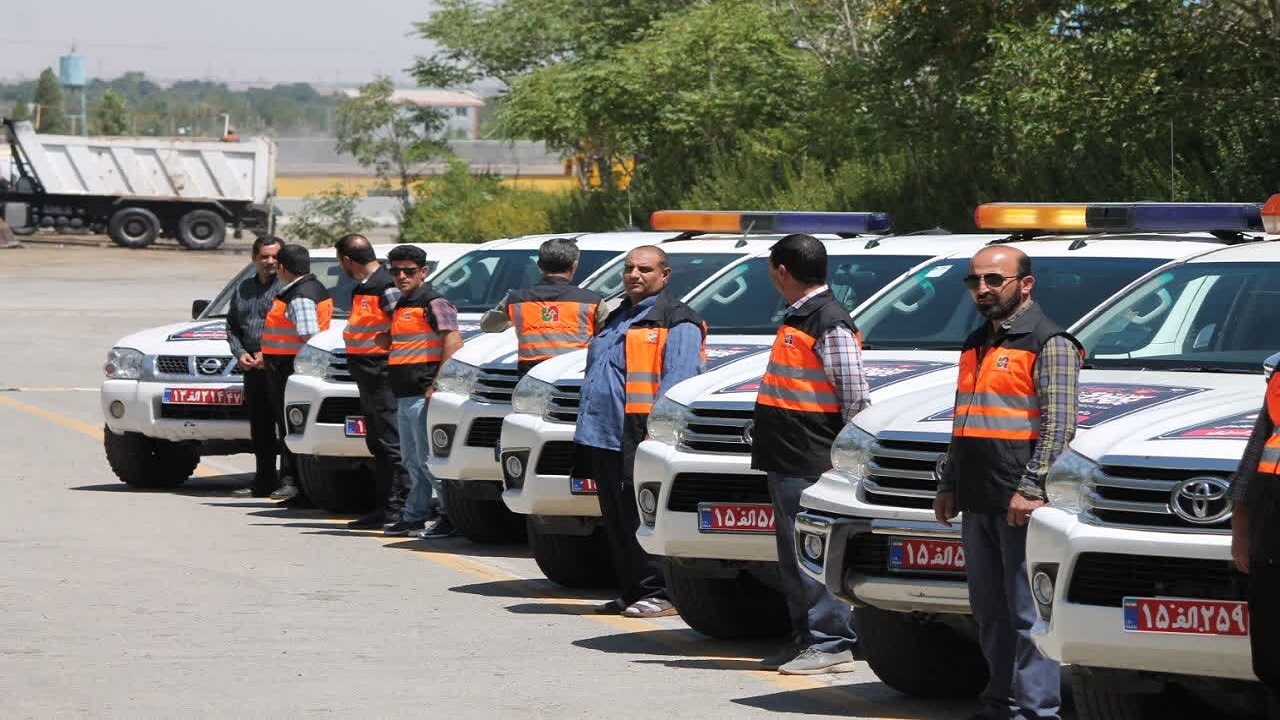 استقرار گشت‌های راهداری کردستان برای تسهیل تردد زائران اربعین