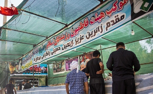 تردد زائران در مرز خسروی