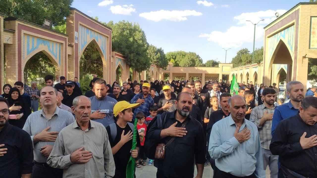 اعزام کاروان زیارتی انصارالحسین (ع) صالح آباد به کربلای معلی + فیلم و تصاویر