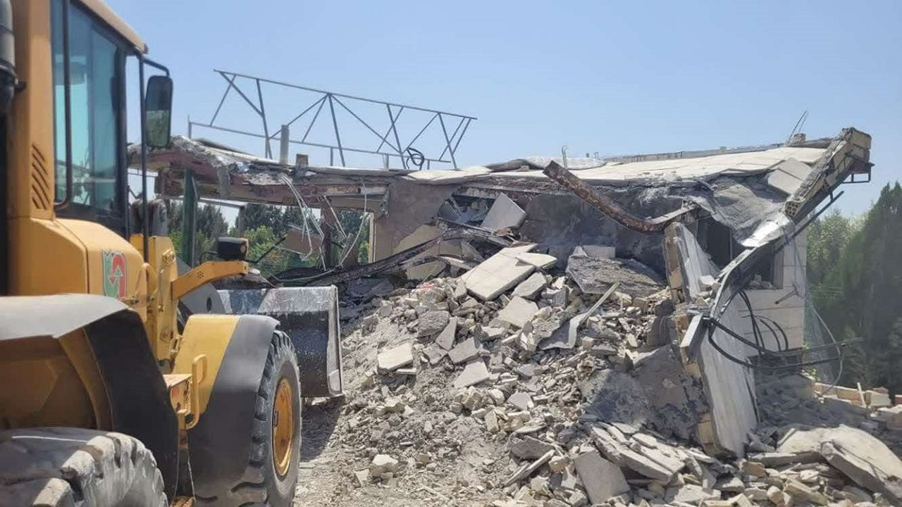 قلع و قمع ۴۸ بنای غیرمجاز در شهرستان قزوین