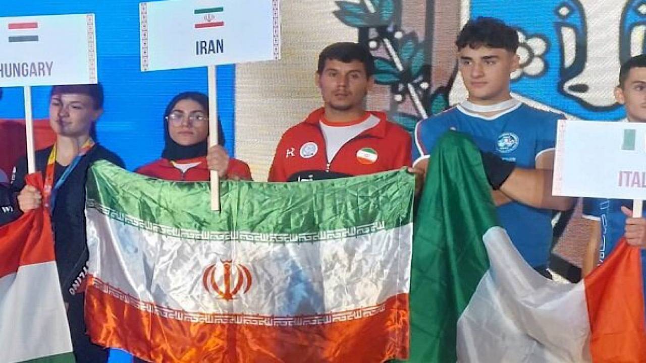 پرچم چروکیده کشورمان در مسابقات مچ&zwnj;اندازی