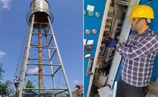 جلوگیری از هدررفت آب شرب آبکنار بندر انزلی