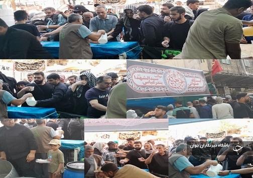 خدمت رسانی موکب سیدالشهدا بندرعباس به زائران پیاده روی اربعین