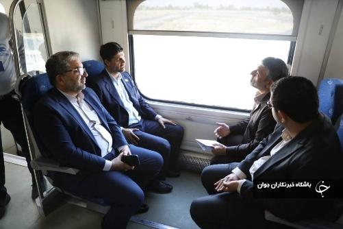 بهره برداری از ۴۰ کیلومتر مسیر ریلی ۲ خطه اهواز_اندیمشک