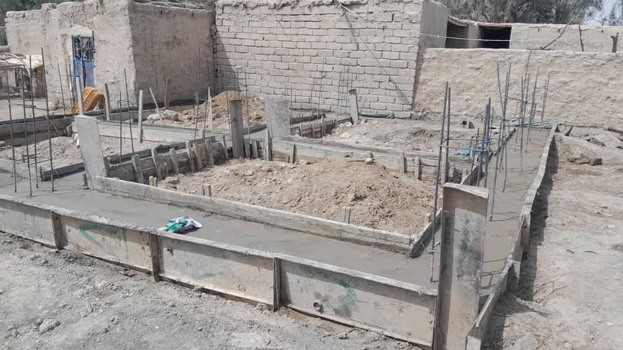 ساخت ۱۶۰ واحد مسکن روستایی در هیرمند به همت بنیاد مسکن