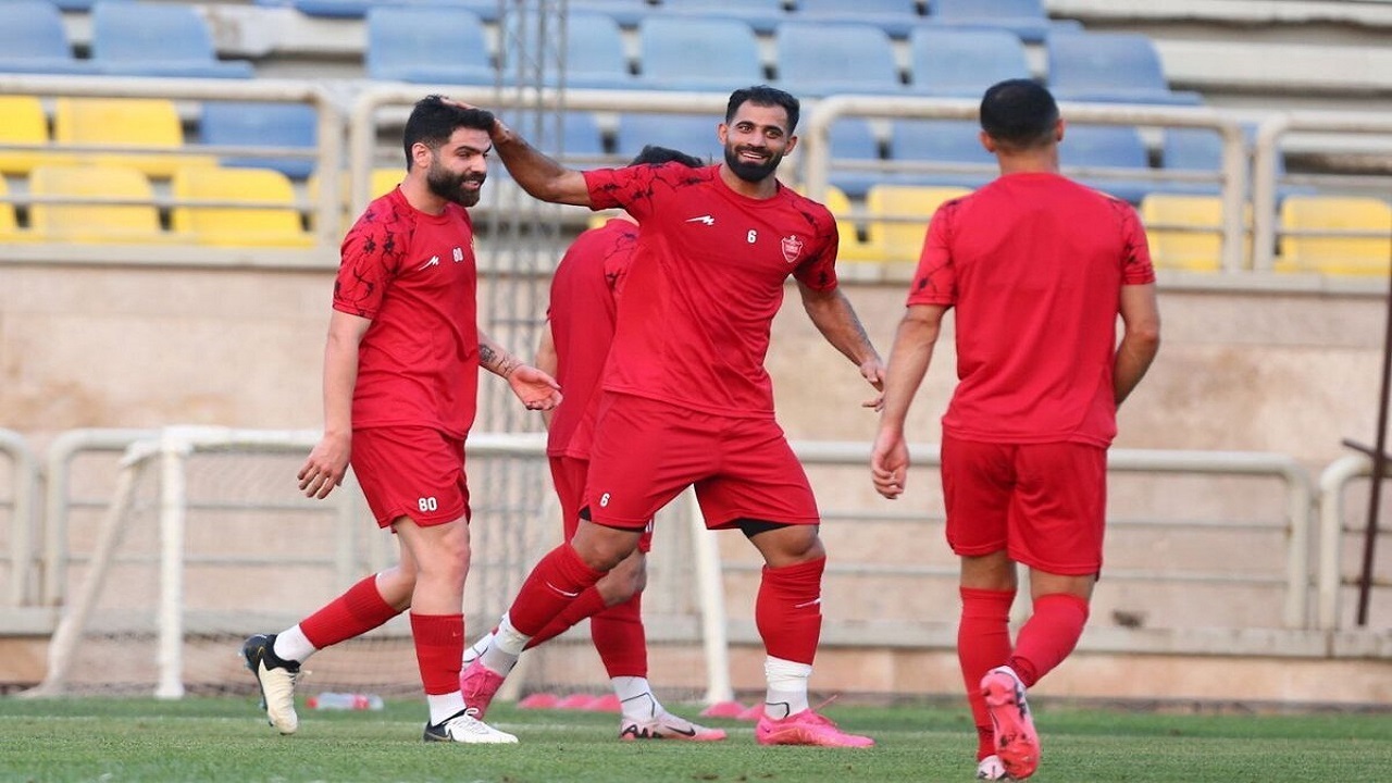 پیروزی ۱۳ گله پرسپولیس در بازی تدارکاتی