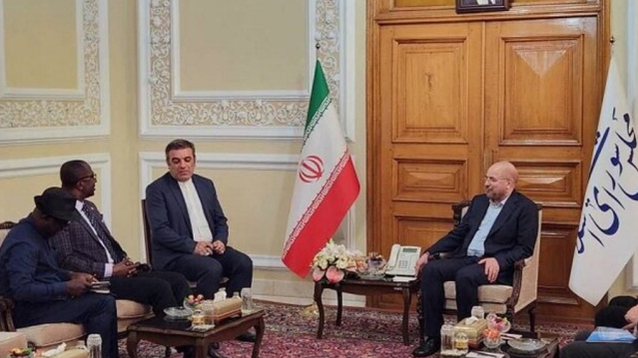 دیدار نایب رئیس مجلس غنا با قالیباف