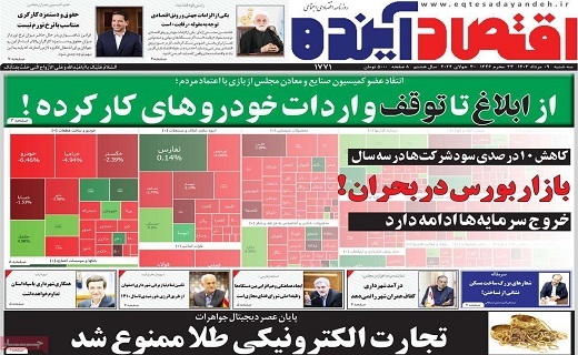 روزنامه اقتصاد اینده