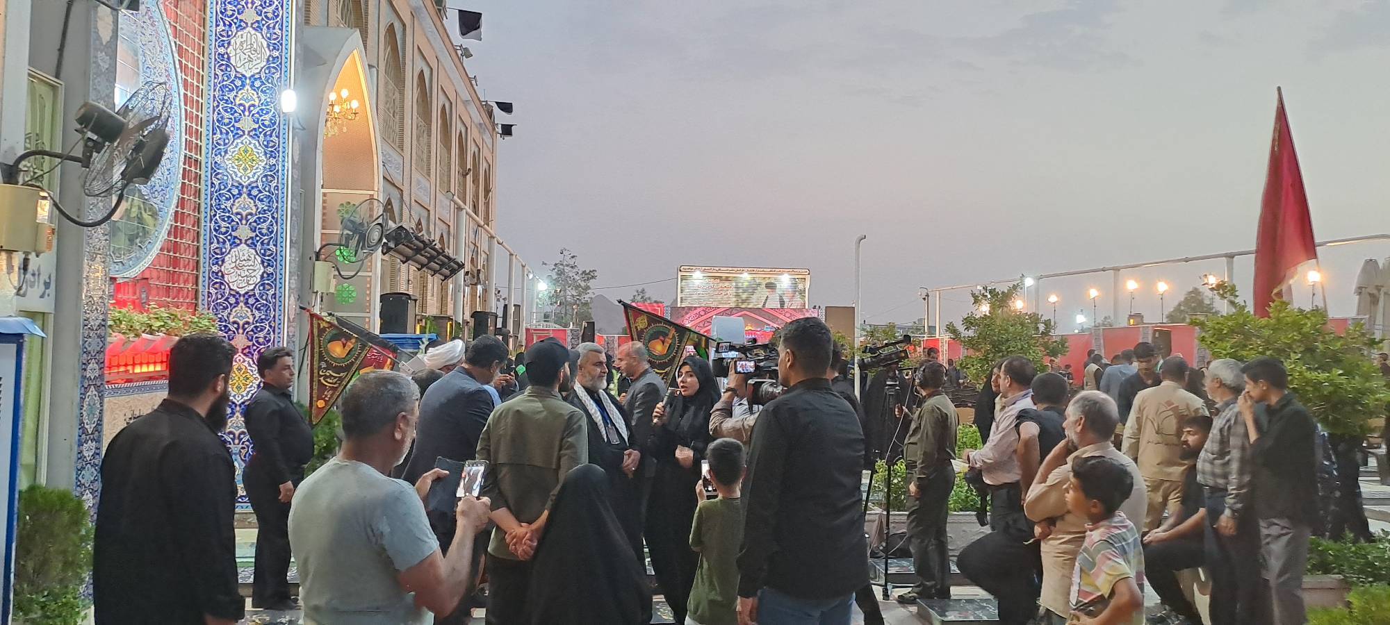 حال و هوای افتتاحیه اجلاسیه پیرغلامان حسینی در گلزار شهدای کرمان + تصاویر