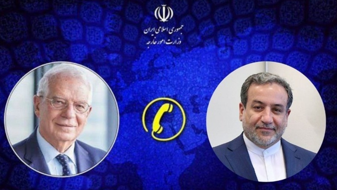 تبادل نظر عراقچی و بورل درباره مذاکرات رفع تحریم‌ها