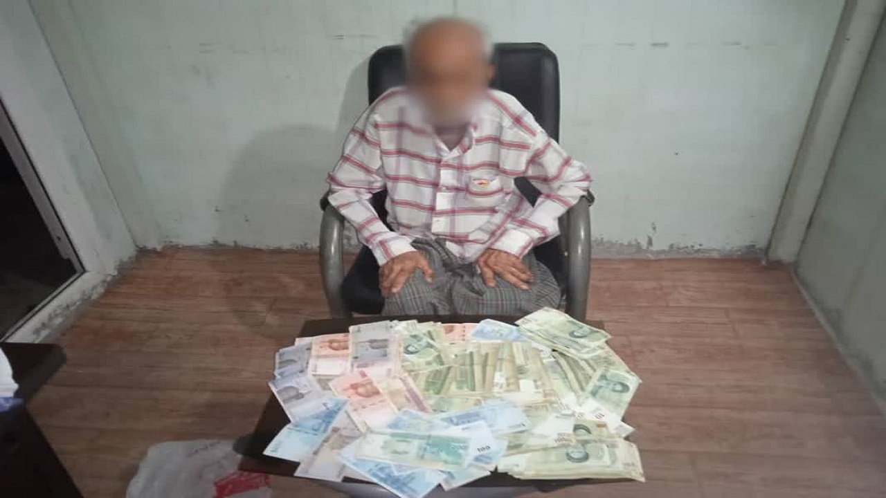 دستگیری فردی متکدی با درآمد نجومی در بوشهر
