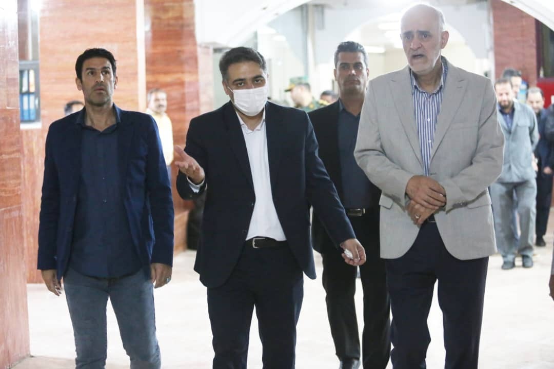 بازدید نبی از ورزشگاه شهرقدس