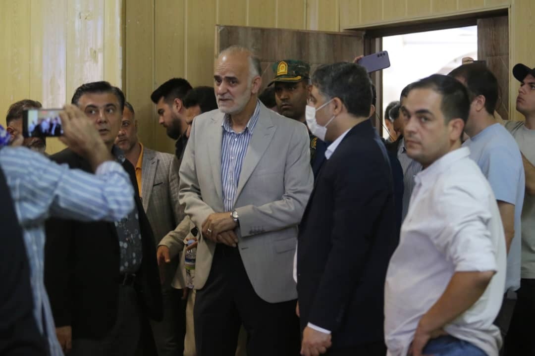 بازدید نبی از ورزشگاه شهرقدس