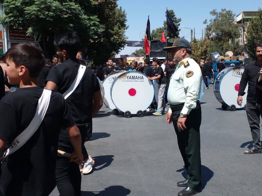 راه اندازی دسته های عزاداری در نیشابور