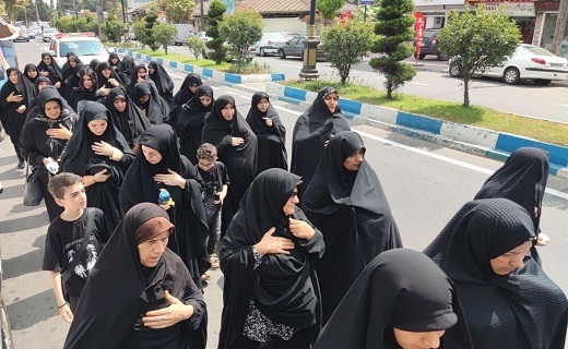 گیلان در سوگ نبی اکرم (ص) و سبط اکبرش + تصاویر