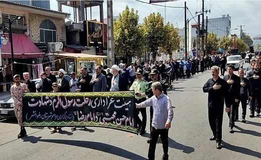 گیلان در سوگ نبی اکرم (ص) و سبط اکبرش + تصاویر