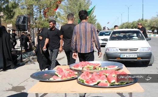 برگزاری مراسم پیاده روی حرم تا حرم در ابرکوه +عکس