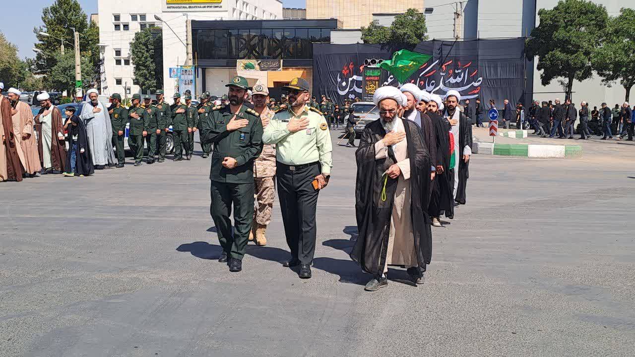 مراسم سوگواری خیابانی در خوی مراسم سوگواری خیابانی در خوی