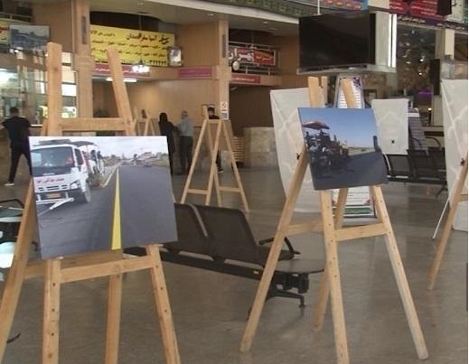 برپایی نمایشگاه دستاورد‌های راهداری استان همدان