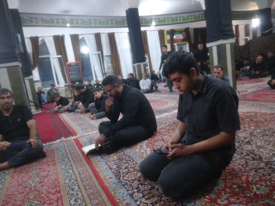 مراسم سوگواری شهادت امام رضا(ع) در شهر کاظم آباد