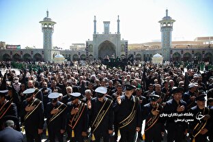 دسته عزای خادمان کریمه اهل بیت در سوگ شهادت امام رضا (ع)