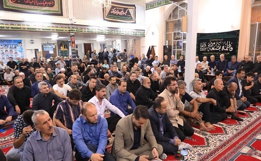 یادواره شهدای والامقام بقعه آقا سیدشریف جیرده شهرستان رشت
